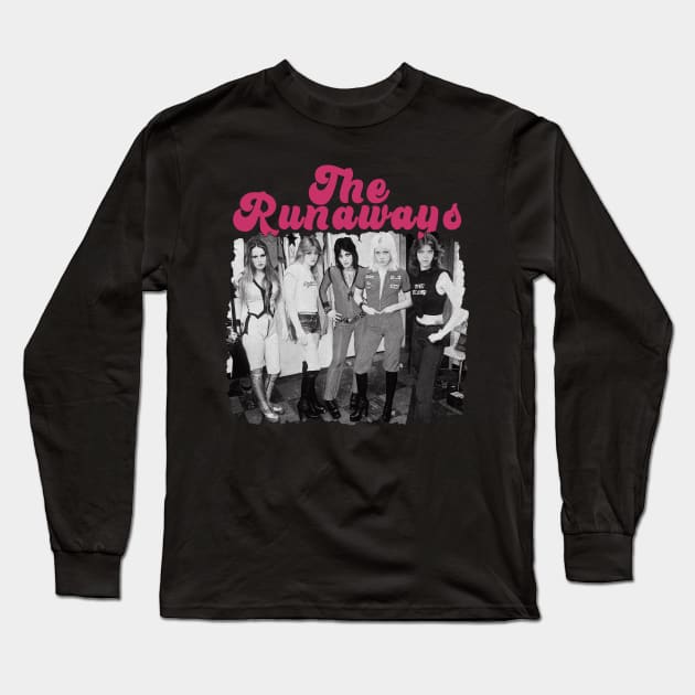 the runaways//vintage 70s Long Sleeve T-Shirt by azuki_89